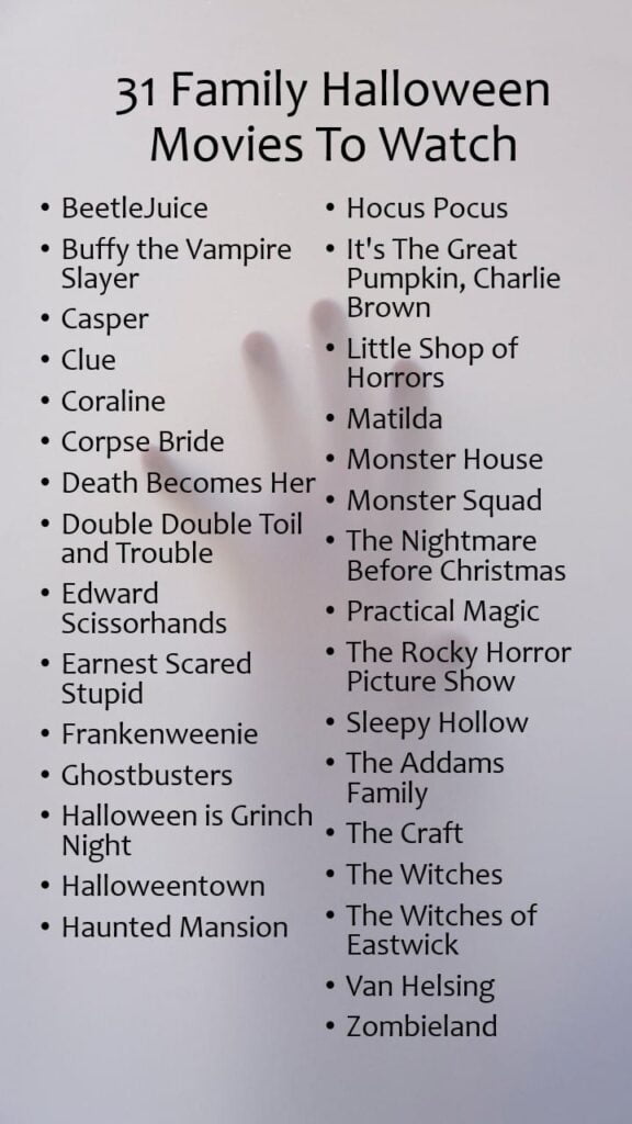 31 not so scary movies