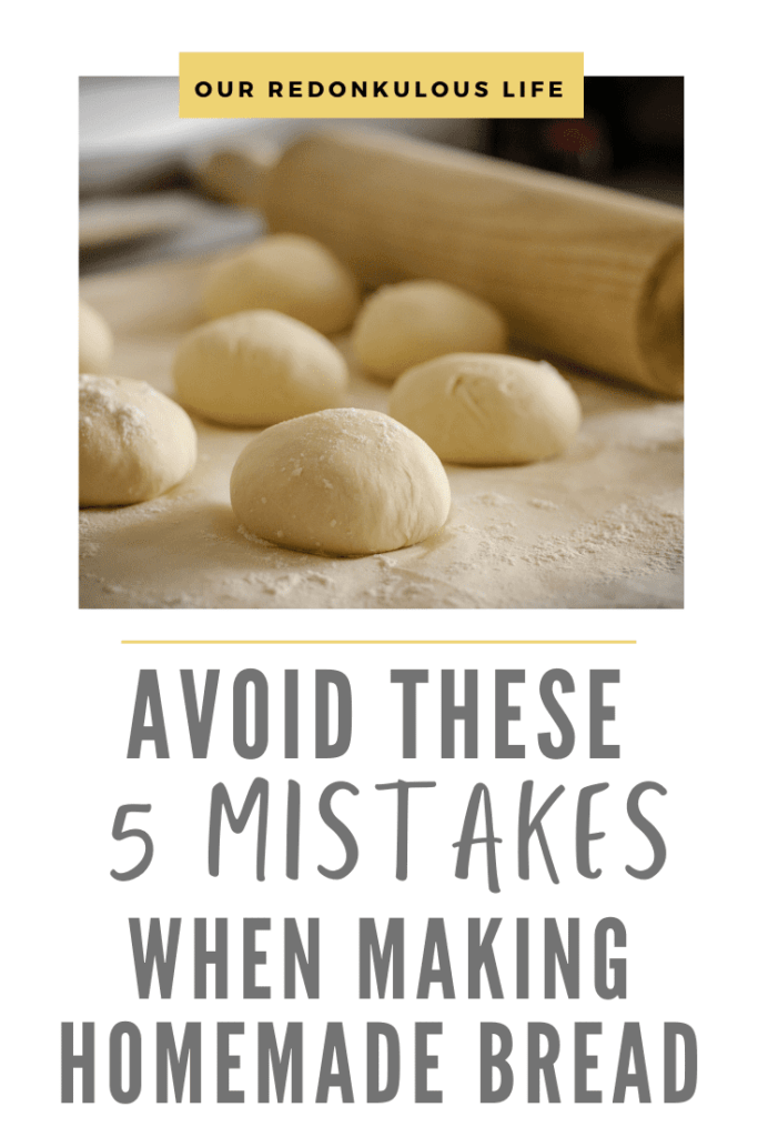 5 mistakes to avoid when making homemade bread