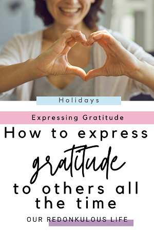 EXPRESSING GRATITUDE TO OTHERS