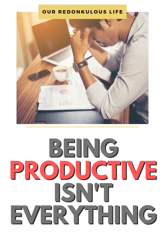 Productivity isn't everything