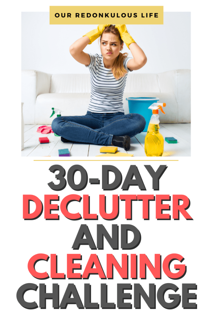 30-day Declutter and Cleaning challenge