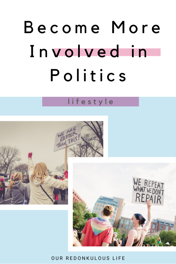 get involved with politics